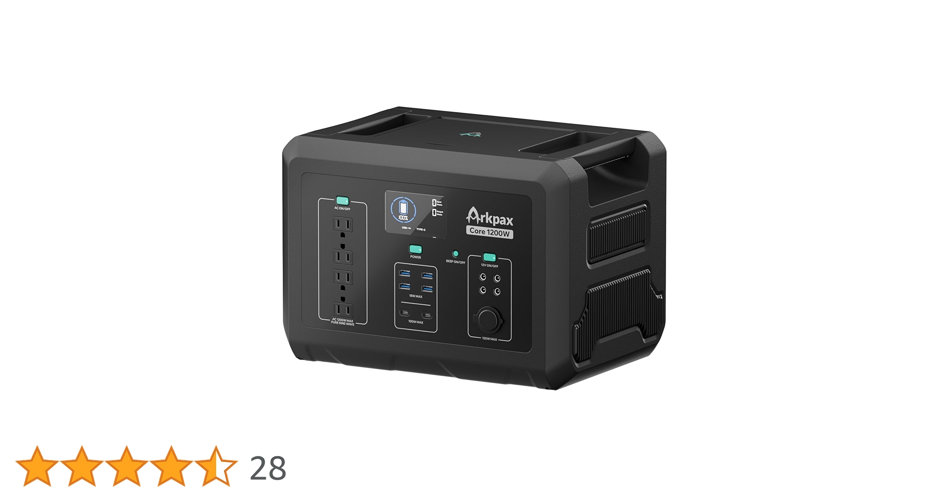 ポータブル電源 1200W リン酸鉄 4000回サイクル 1024Wh 大容量