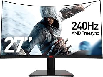 Amazon.co.jp: HKC 27インチの 曲面、高ブラシ240Hz 144Hz互換 COD推奨