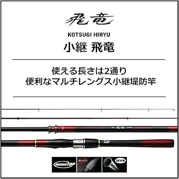 Amazon | ダイワ(DAIWA) 21 小継 飛竜 2-33MP・N | ダイワ(DAIWA) | 磯竿