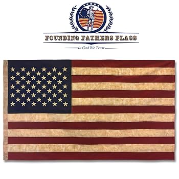 Amazon.co.jp: Founding Fathers フラッグ 刺繍 ヴィンテージ アメリカ