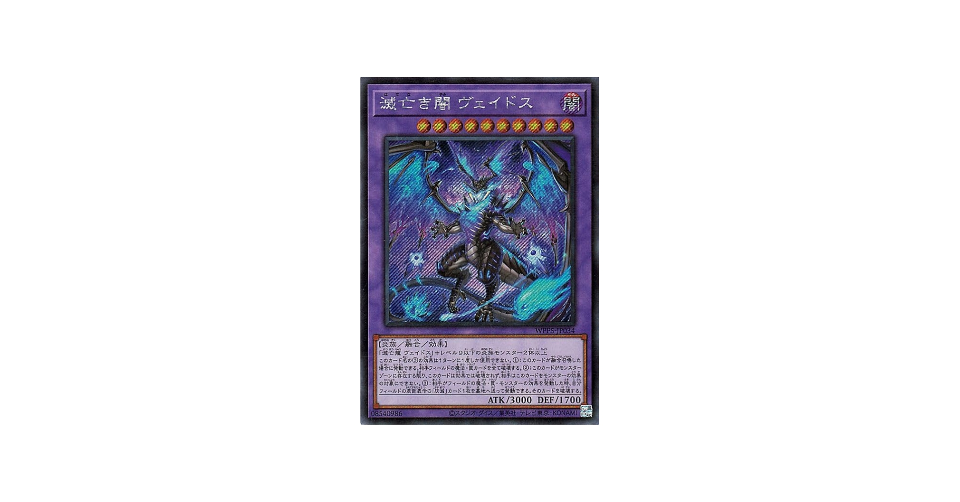 Amazon.co.jp: 遊戯王カード 滅亡き闇 ヴェイドス(シークレットレア