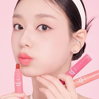 Amazon.com : ETUDE Dear Darling Marker Tint #5 Pink Tangerine (5g