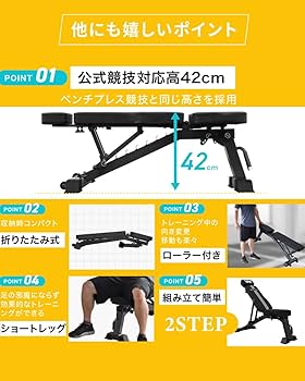 Amazon.co.jp: BARWING(バーウィング) トレーニングベンチ インク