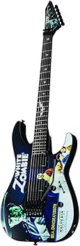 Amazon | ESP LTD Kirk Hammett シグネチャー White Zombie Graphic