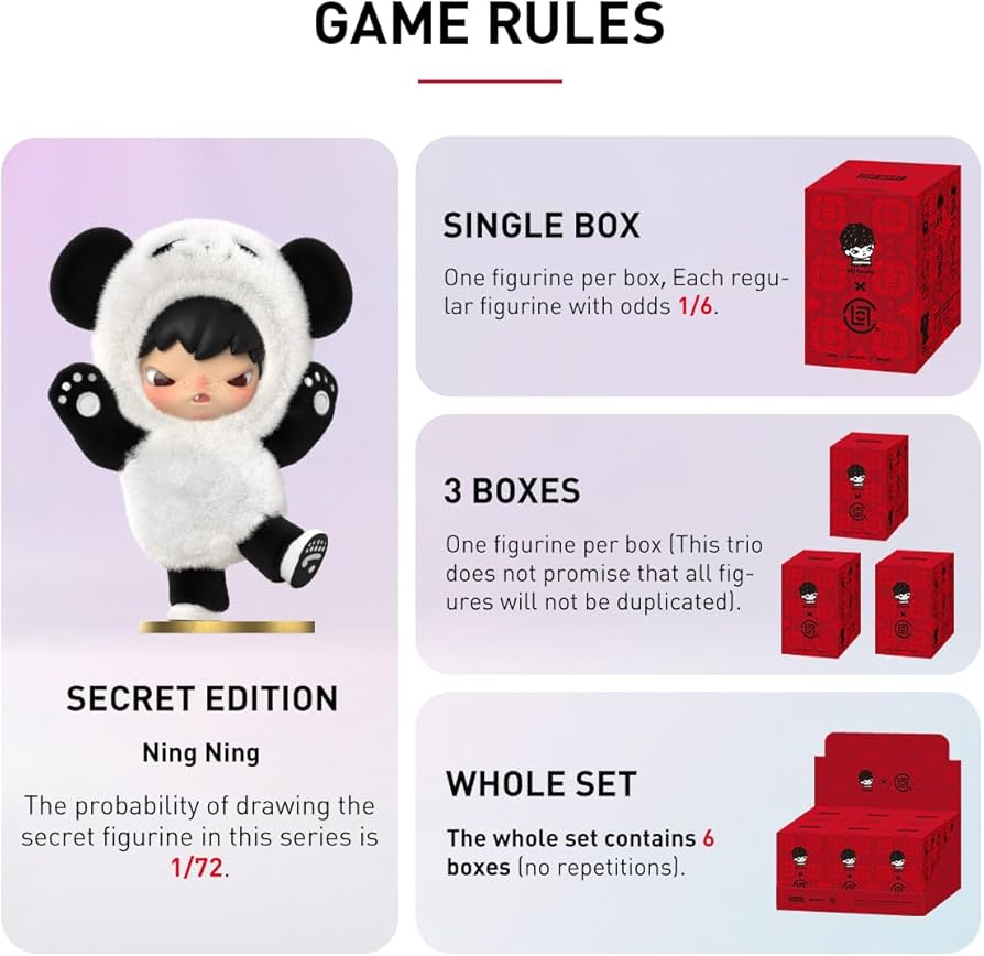 Amazon | POP MART HIRONO × CLOT シリーズ【アソートボックス 6ピース