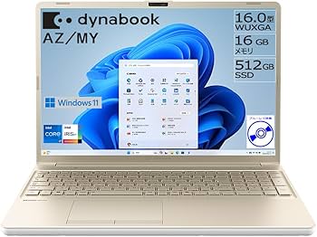 Amazon.co.jp: dynabook ノートパソコン AZ/MY【大画面16型 ブルーレイ