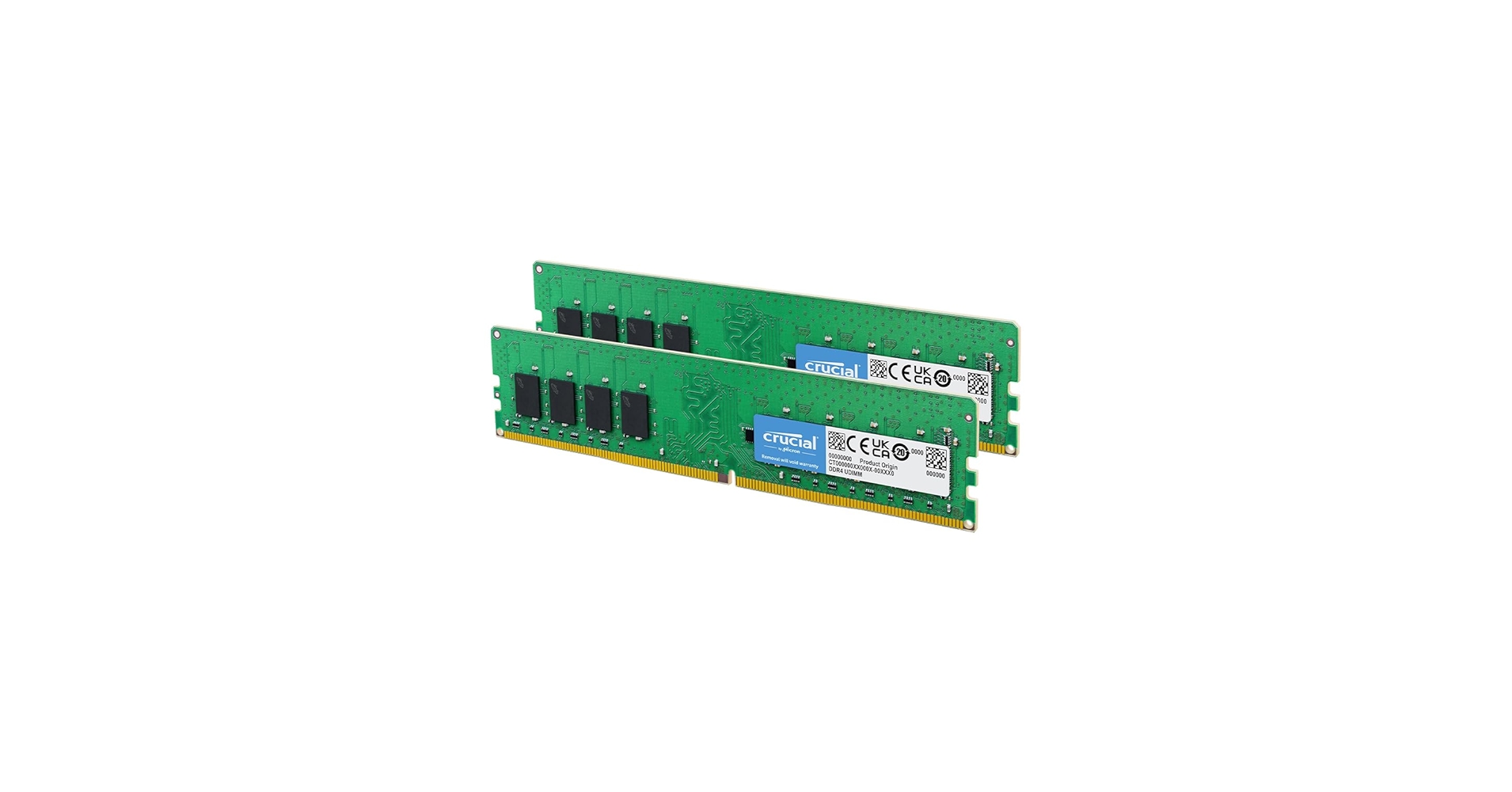 Crucial 16GB DDR4 RAM Kit (2x8GB), 3200MHz (PC4-25600) CL22