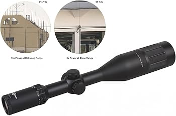 Vector Optics Grizzly 3-12x56 1/4 MOA Hunting Riflescope with Red