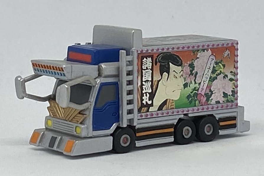 Amazon | カプセル 爆走トラッカー 大型 箱車 ブルー 青 デコトラ