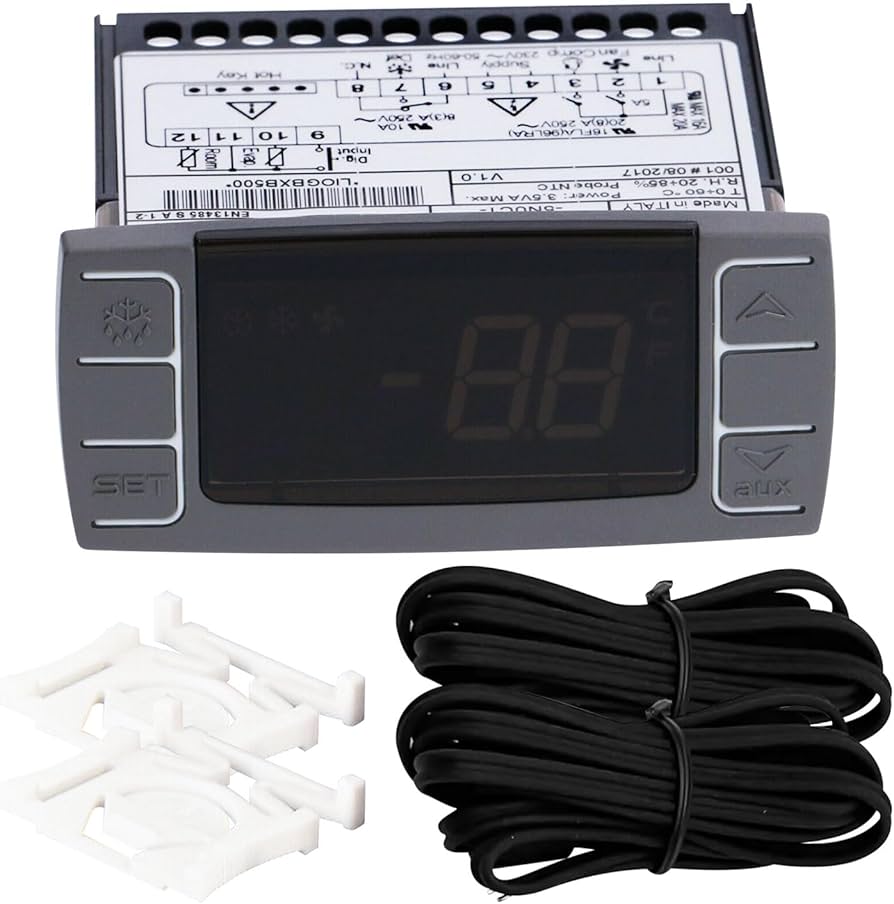 Temperature Controller for Dixell XR06CX-4N1F1 with Two
