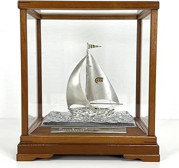 Amazon.co.jp: 置物 ヨット SILVER ヨット7号 TAKEHIKO 関工芸 武比古