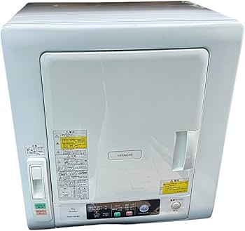 Amazon | 日立 衣類乾燥機 6kg ピュアホワイト DE-N60WV-W | 日立
