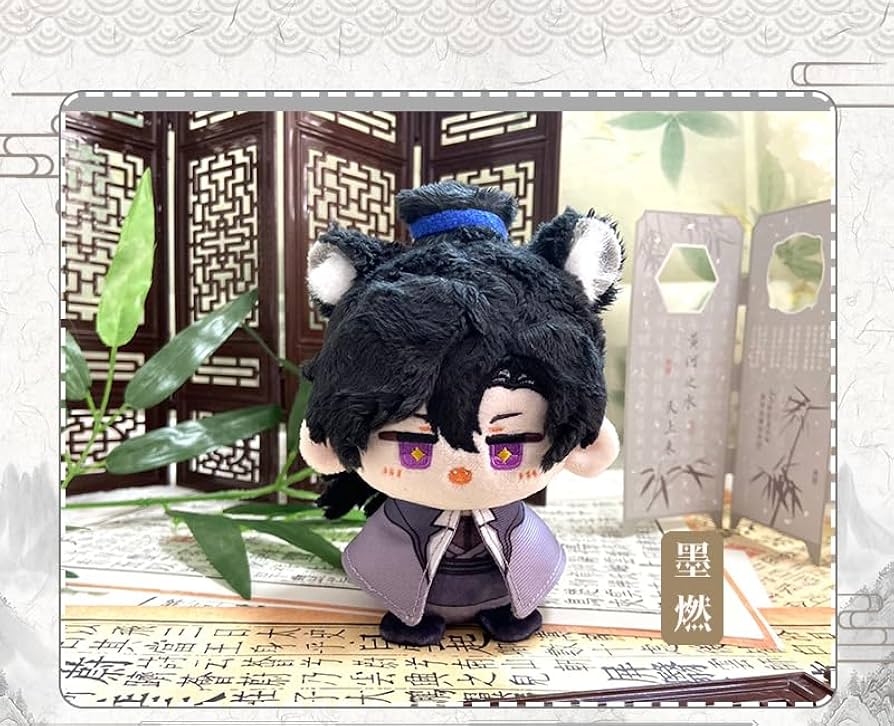 Amazon.co.jp: 二哈和他的白猫師尊 12cm綿人形 ハスキー犬と彼の白猫