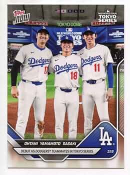 Amazon.co.jp: topps now 7 2025 大谷翔平 山本由伸 佐々木朗希 Ohtani