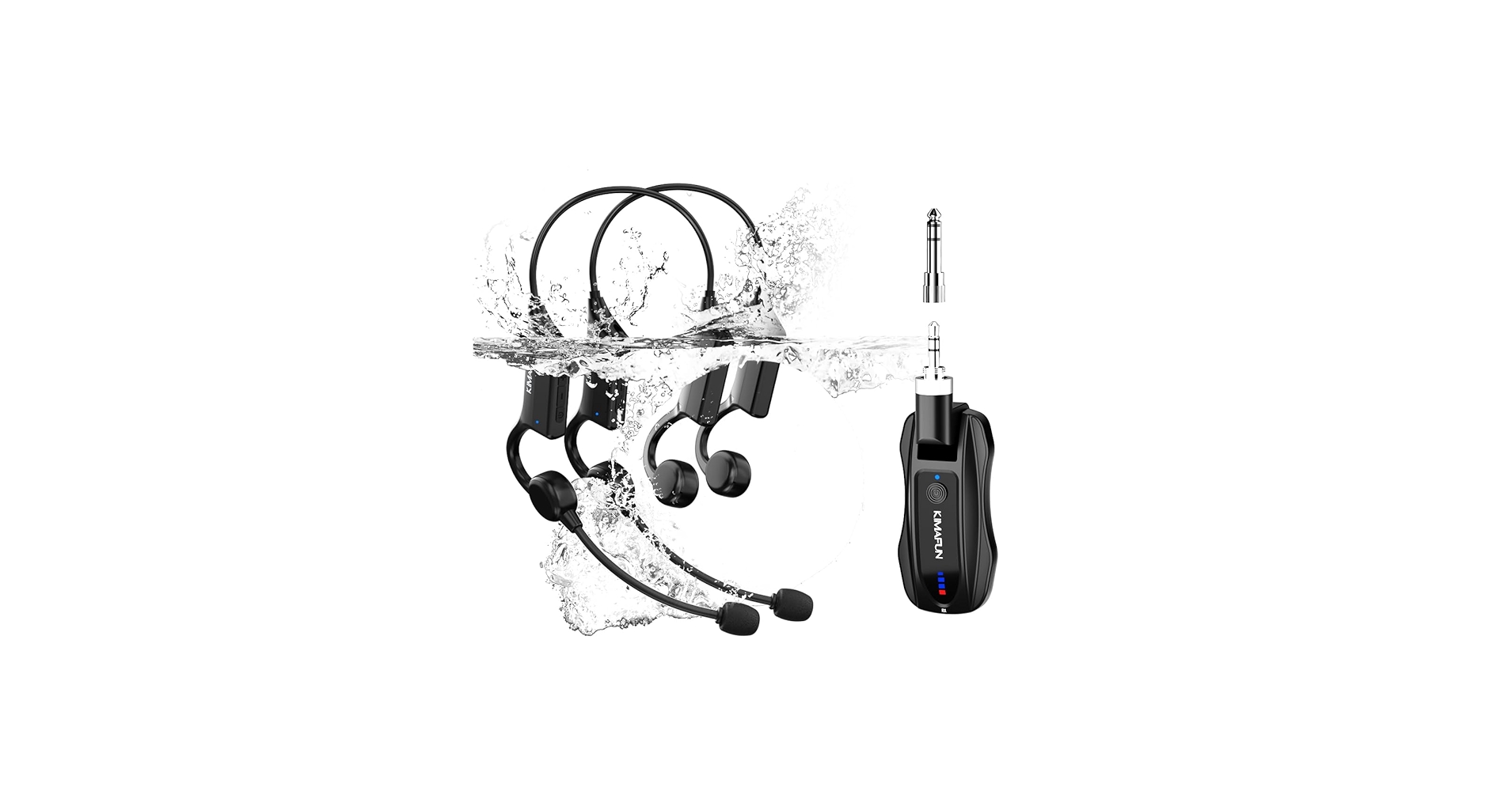 Amazon.com: KIMAFUN IP67 Waterproof Wireless Fitness Microphone