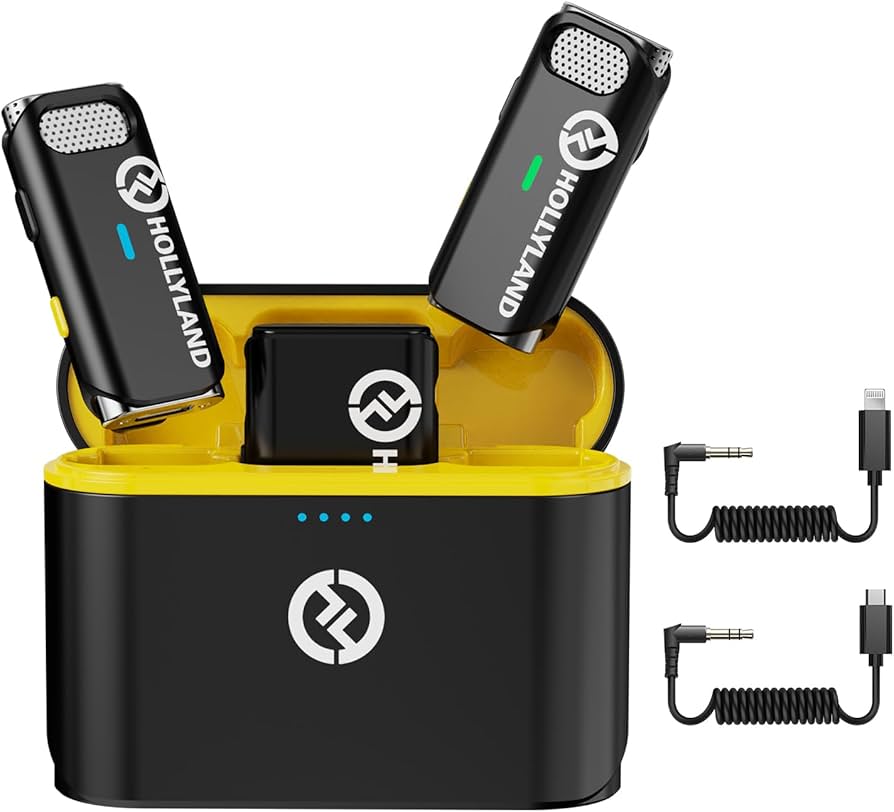 Amazon.co.jp: Hollyland Lark M1 ワイヤレスマイク-ピンマイク