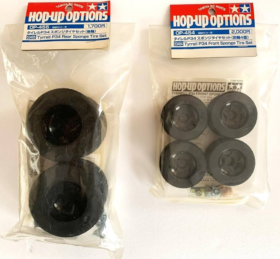 Amazon | タミヤ 110 RC タイレルP34 スポンジタイヤセット 前輪・後輪