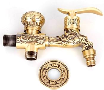 Amazon | Harpoonドラゴン形状オイルはアンティーク真鍮2ハンドル1つ穴