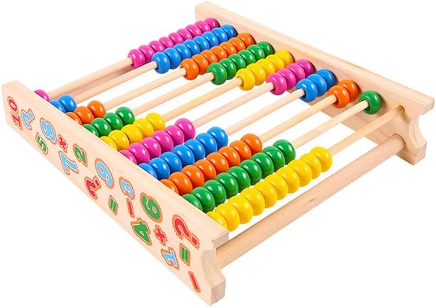 Amazon.co.jp: そろばん レインボーアバカス100 児童用100玉そろばん