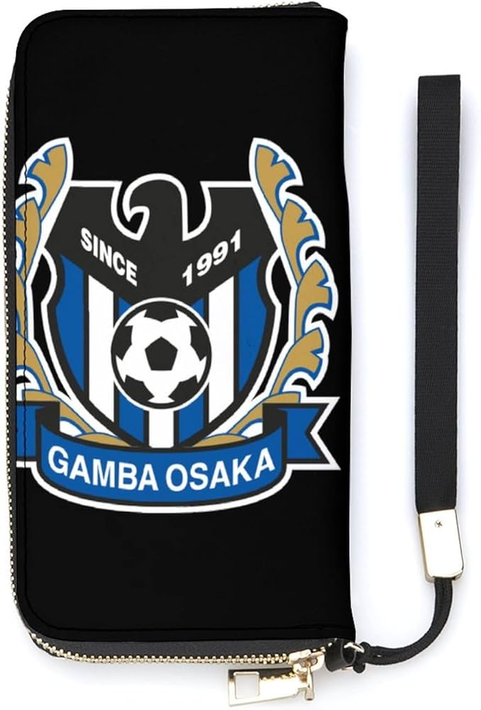 Amazon.co.jp: ガンバ大阪 長財布 シンプル 大容量 ウォレット PU 財布