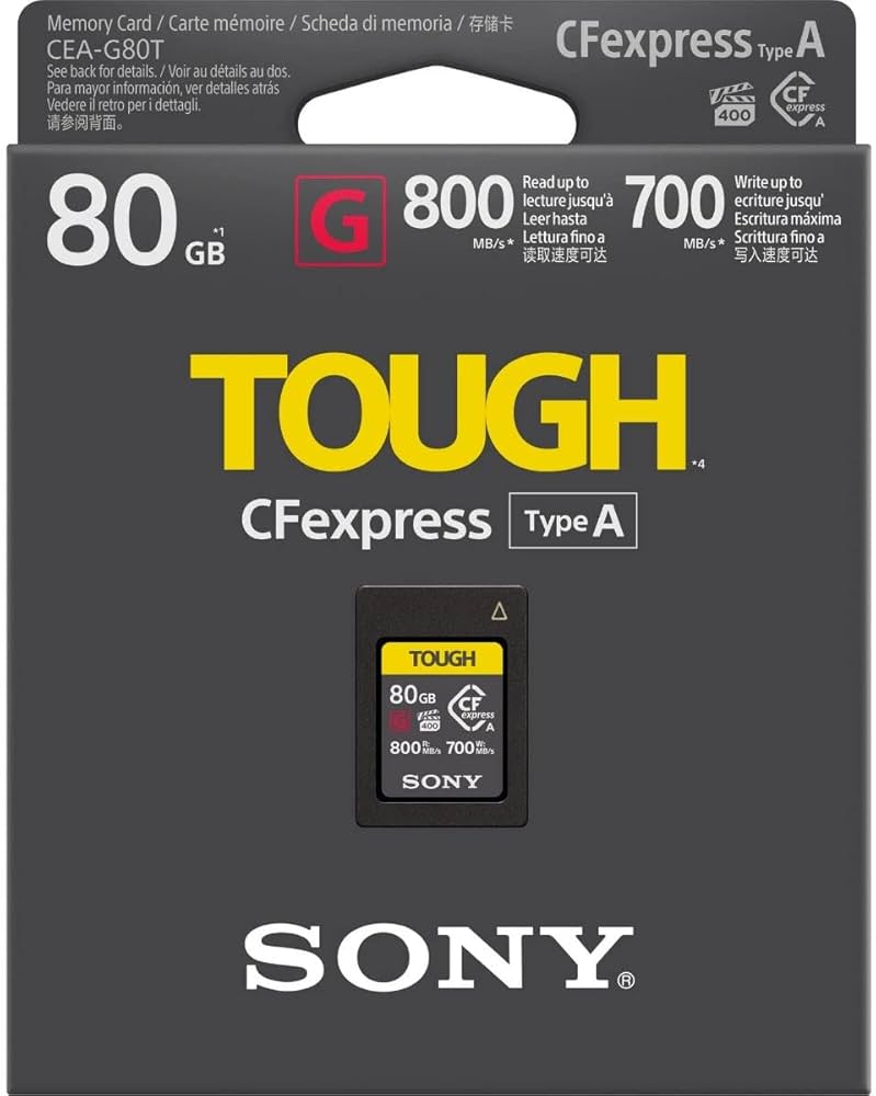 Amazon.com: Sony 80GB Tough CFexpress Type A Flash Memory Card