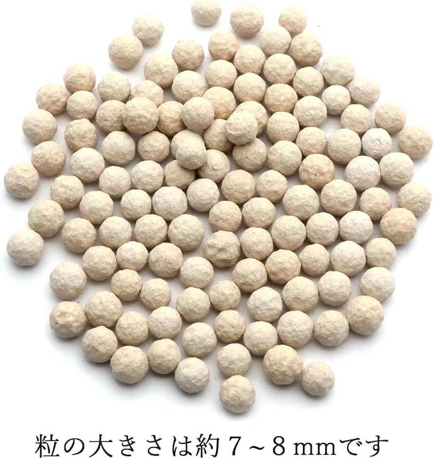 Amazon.co.jp: 北投石 さざれ セラミックボール 直径約7-8mm 台湾産