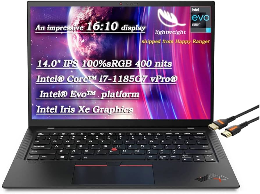 Amazon.com: Lenovo Thinkpadx1 Carbon Gen9 Intel Evo Laptop Core i7