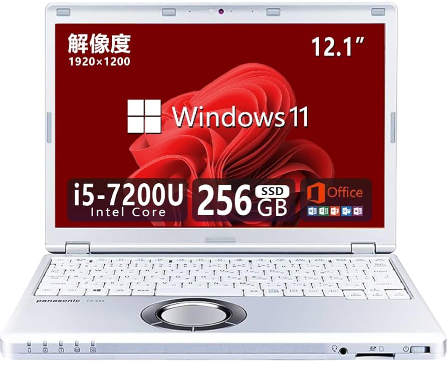 Panasonic i7-7500UノートPC 8GB 256GB SSDPanasonic ノートPC Let's