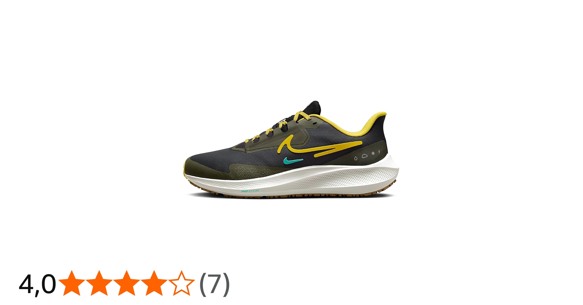 Nike Pegasus 39 Shield Tênis de corrida masculino Weatherized Road