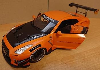 Amazon | 1/18 日産 R35 GT-R リバティーウォーク オレンジ LBWORKS