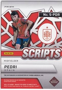 Amazon.co.jp: 2021-22 PANINI PEDRI ペドリ AUTO 直筆サインカード