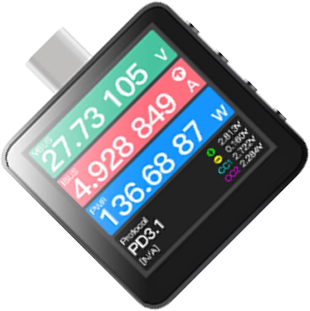 Amazon.co.jp: KM003C Power Z USBテスター PD3.1 Type C 高速充電