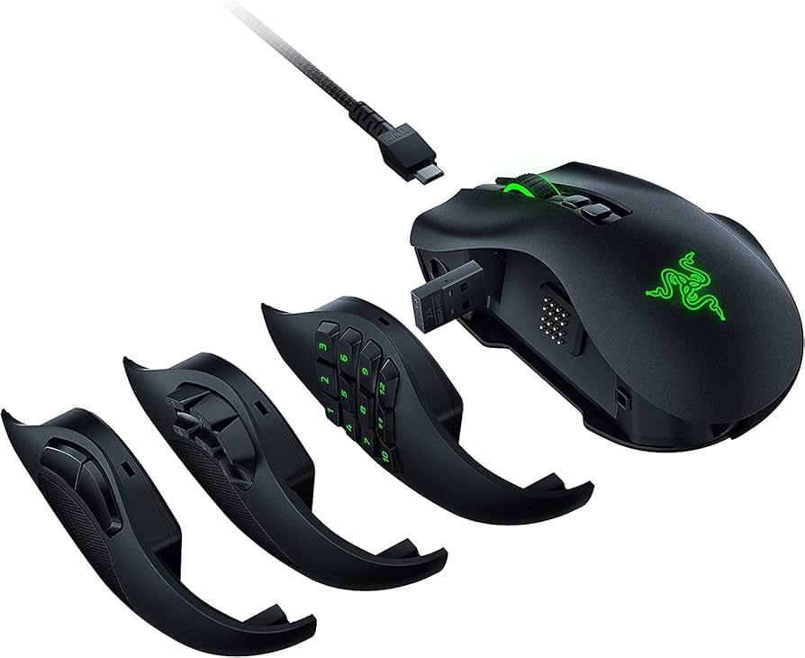 Amazon.co.jp: Razer Naga Pro ワイヤレスゲーミングマウス 交換可能な