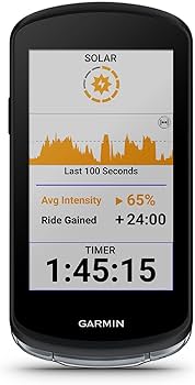 Amazon.com: Garmin Edge® 1040 Solar, GPS Bike Computer with Solar