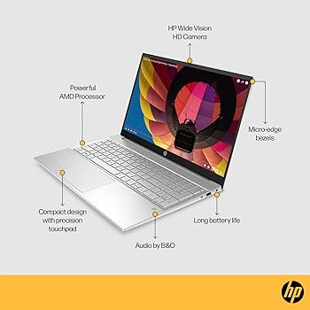 Amazon.com: HP Pavilion Laptop, 15.6” Full HD Display, AMD Ryzen 7
