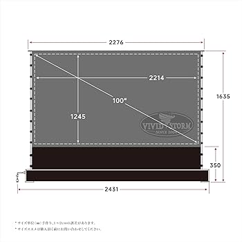 Amazon.co.jp: 4K プロジェクター スクリーン 超短焦点 100インチ