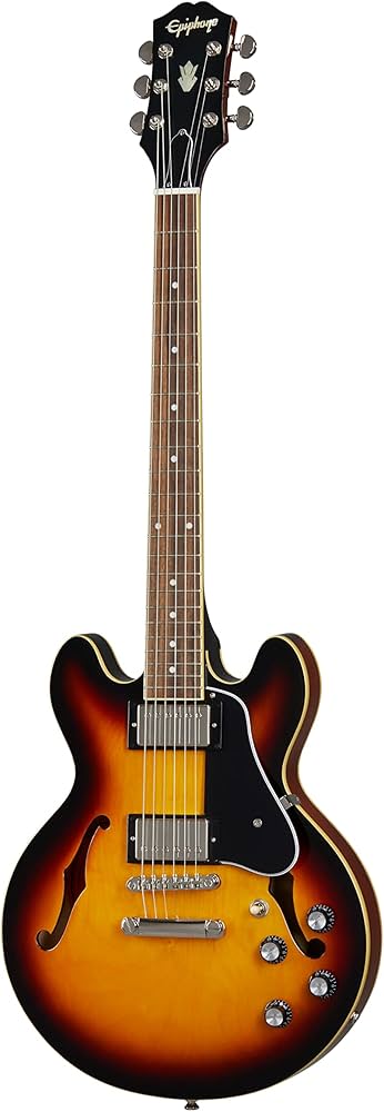 Amazon.com: Epiphone ES339 Semi Hollowbody, Vintage Sunburst