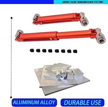 Amazon.com: 2pc Full Aluminum Redcat Gen7 Driveshafts Redcat Gen7