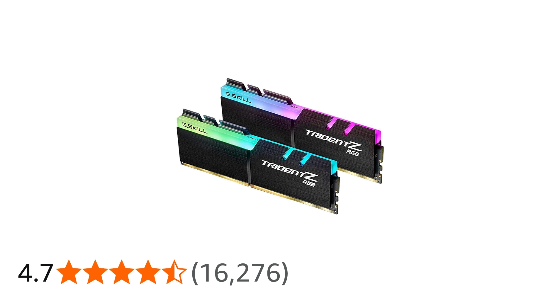 G.SKILL F4-3200C16D-16GTZR Trident Z RGB Series 16 GB (8 GB x 2