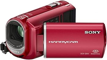 Amazon.com : Sony DCR-SX41 Flash Camcorder w/60x Optical Zoom (Red