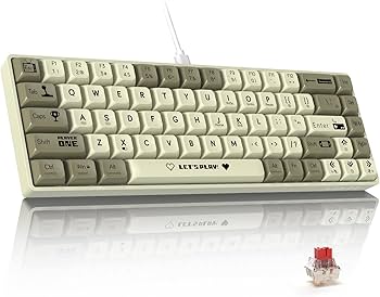 Amazon | MAMBASNAKE×AJAZZ AK680 有線ゲーミングキーボード 赤軸 軽量