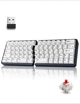 Amazon | YIVU 60%レイアウト分割メカニカルキーボード人間工学設計