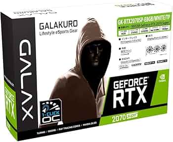 Amazon.co.jp: 玄人志向 NVIDIA GeForce RTX 2070 Super 搭載 GALAKURO
