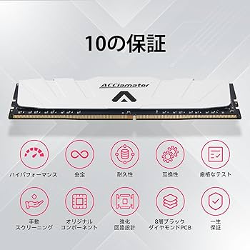 Amazon.co.jp: DDR5 48GB-6000MHz デスクトップPC用メモリ(24GB×2枚