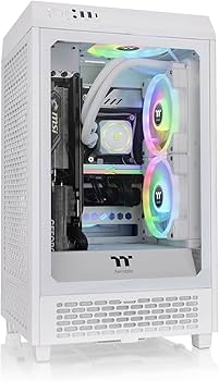 Amazon | Thermaltake The Tower 200 Snow 大型グラフィックカード縦