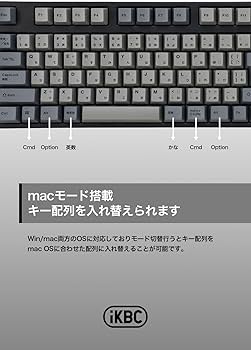 Amazon | iKBC CD87 テンキーレス メカニカルキーボード 日本語配列 91