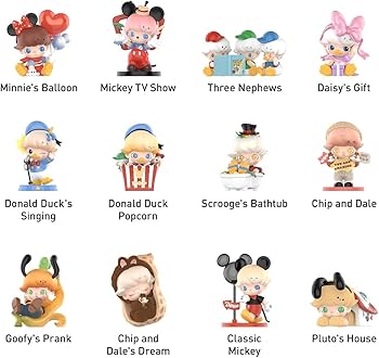 Amazon.co.jp: POP MART DIMOO WORLD × DISNEY シリーズ 【3ピース