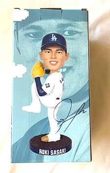 Amazon.co.jp: ロサンゼルス・ドジャース 佐々木朗希 バブルヘッド人形