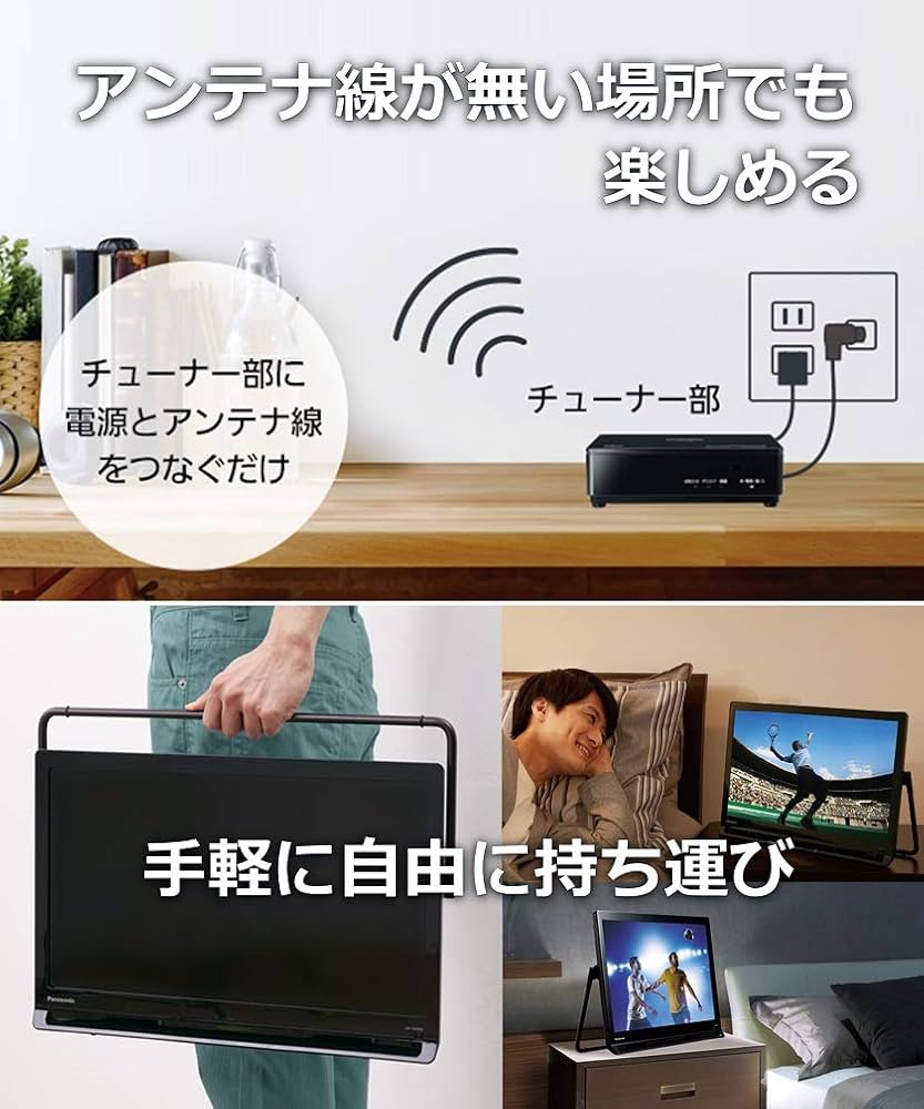 Amazon.co.jp: Panasonic UN-19CFB9-K 19V Portable LCD TV, Internet