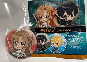 Amazon.co.jp: ソードアート オンライン アスナ 缶バッジ 同梱可